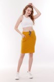 NGT- Skirt  SPD-03  Colors: Dark Yellow  - Sizes: S-M-L-XL